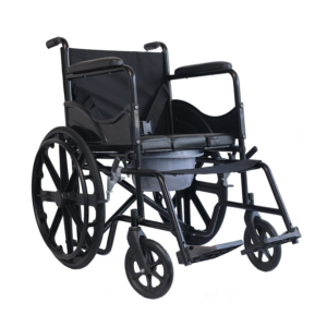 MH609 Manual Folding Commode Wheelchair