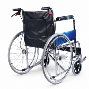 ComfortEase  Chrome Transit / Attendant Wheelchair