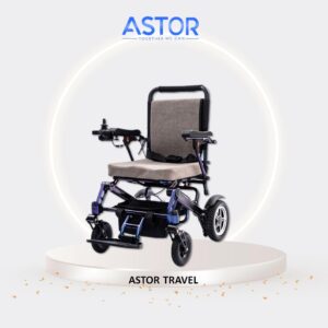 Astor Travel Ultra-Lightweight Folding Electric Wheelchair